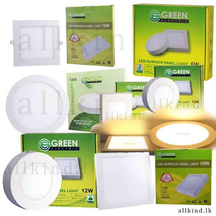 green bulb panel light