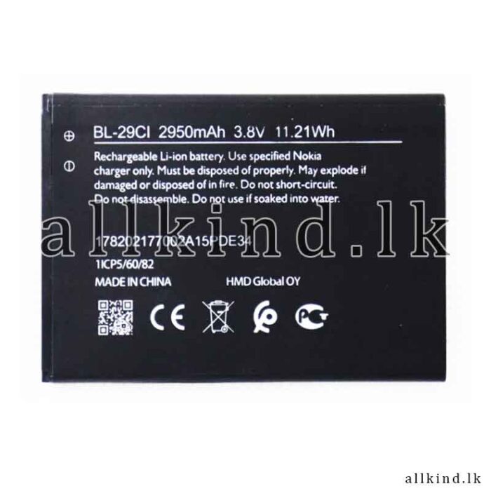 nokia c10 c20 battery 2950mAh BL-29CI Battery For Nokia C10 BL-29CI Mobile Phone Batteries