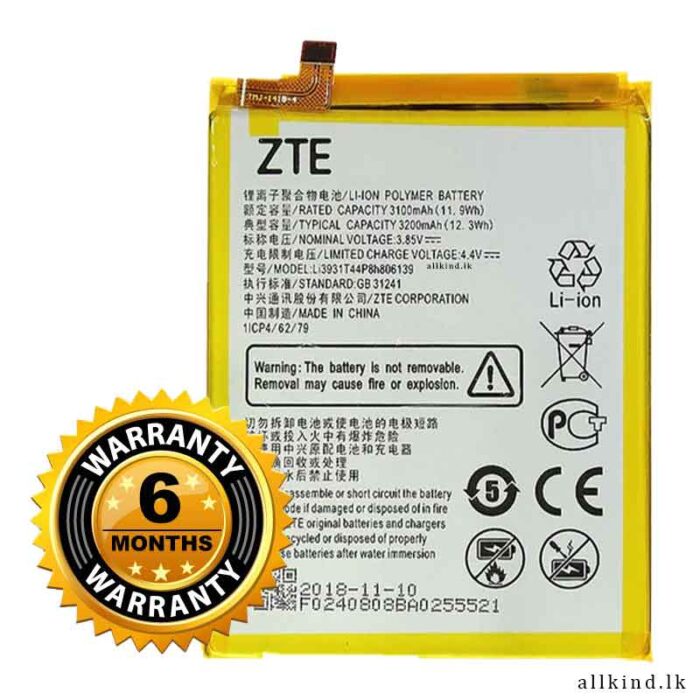 ZTE Blade A51 Battery High Quality - ( Li3931T44P8h806139 )