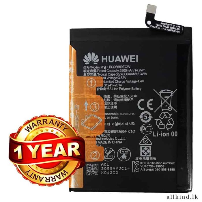 Y7 2019 Battery HB396689ECW Battery