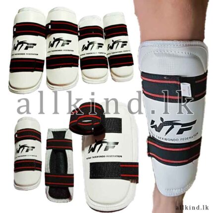 WTF Approved Taekwondo Shin Guard Pads for Contact Sports Competition & Sparring, Wacoku Shin Pads for Muay Thai MMA Karate Martial Arts Taekwondo & Kick Boxing Taekwondo Gear Small to X-Large