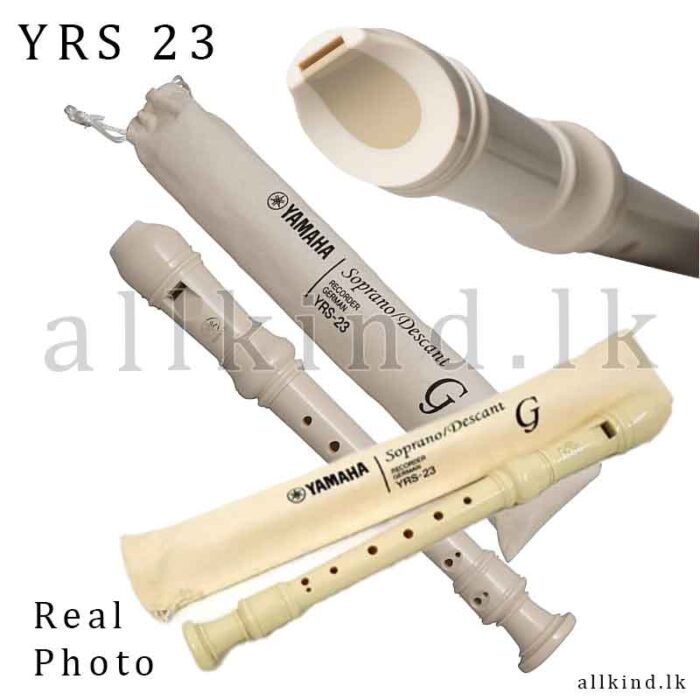 Yamaha YRS-23 Soprano Recorder German Fingering, Natural Flute Recorder Flute for Western band school band ( YRS 23 ) Naturale Flute