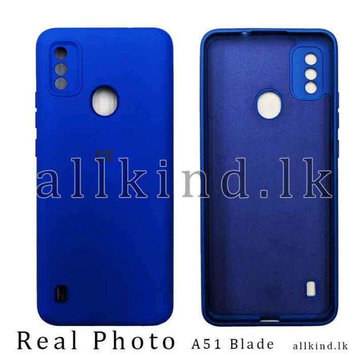 ZTE Blade A51 Cover Silicone cover - Hard Cover - Back Cover - Phone Case - Rubber Cover - Leather Case - TPU - KEYSION Shockproof Case