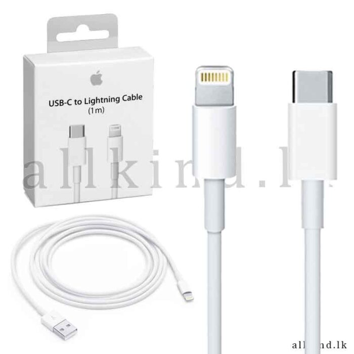 Apple Original USB C to Lightning Cable For i phone - i pad - Mac - i pods Airpods 1 M ( CCC )