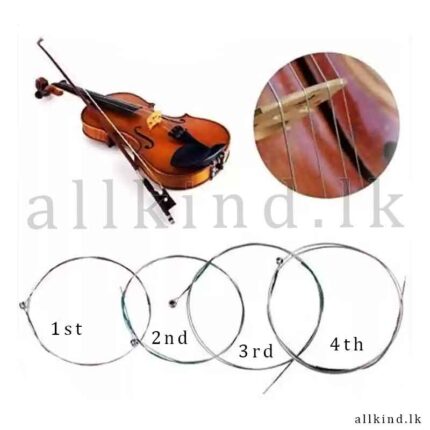 Acoustic Violin strings Universal Full Set ( A 1st - D 2nd - G 3rd - C 4th ) 4pcs Set Guitar String & One By One