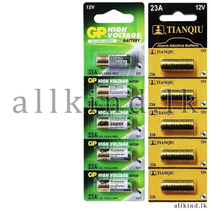 23A 12V Alkaline Battery - High Voltage Battery - Allkind.lk ( GP 23A 12V Battery ) GP Battery