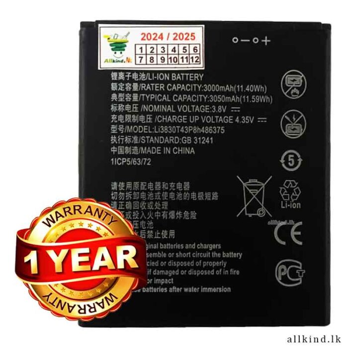 ZTE BLADE A31 Battery - A31 PLUS Battery - LI3830T43P8H486375 BATTERY ( One Year Warranty )