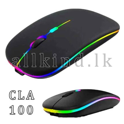 USB Rechargeable 2.4Ghz Wireless Ergonomic Slim Mouse CLA-100 ( CLA100 )